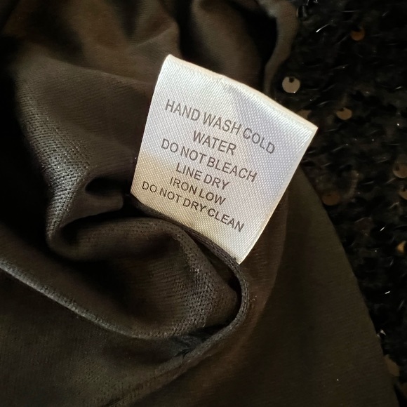 Black Sequin Dress NWT - Picture 13 of 17